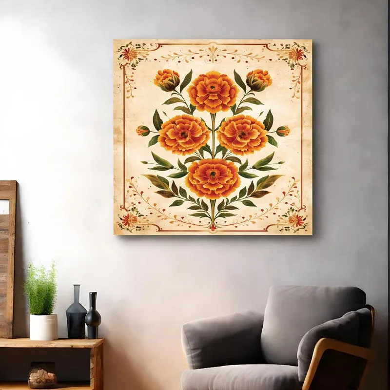 Bloom Pattern Canvas Wall Art media 8