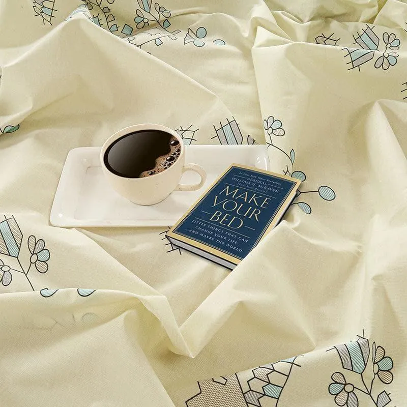 Swayam Navae Floral Bedding Set - Lemon media 4