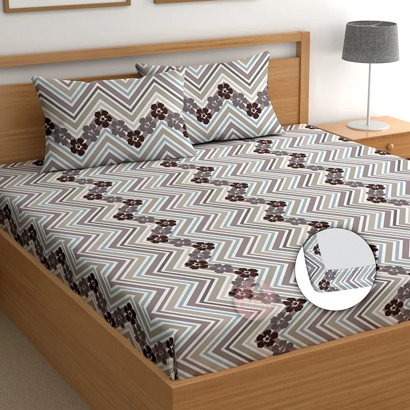 Edith Fitted Microfiber Microfiber Bedsheet - 150 GSM media 3