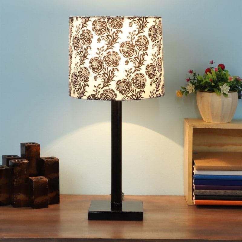 Filigree Monroe Fabric Table Lamp - Black,White