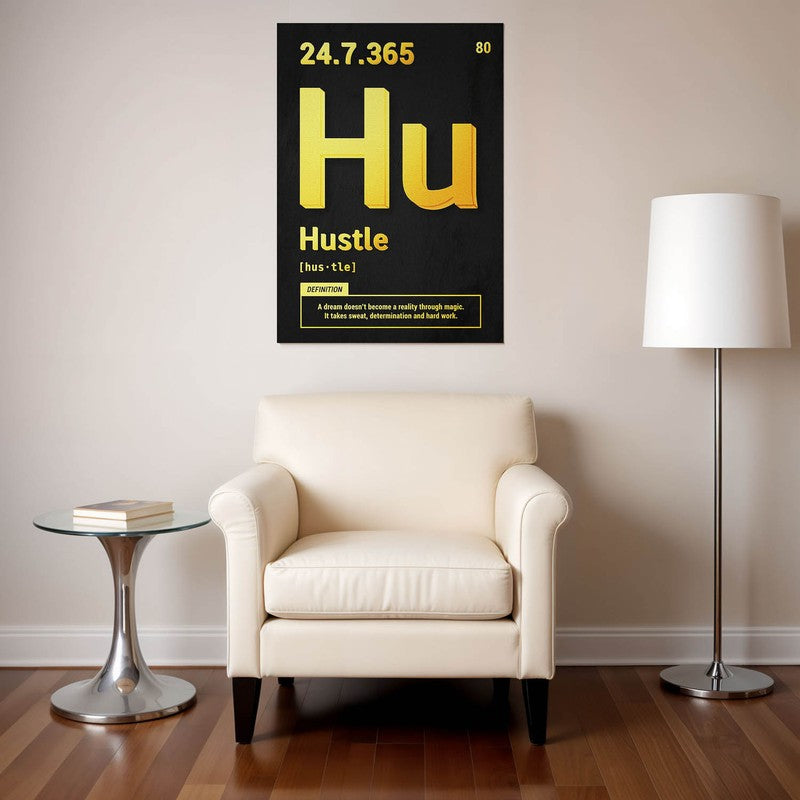 Hustle Element Wall Poster