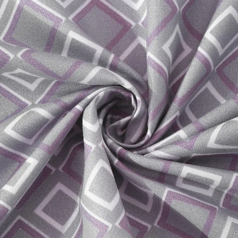 Milly Checkered Bedsheet (Grey) - 150 GSM media 5