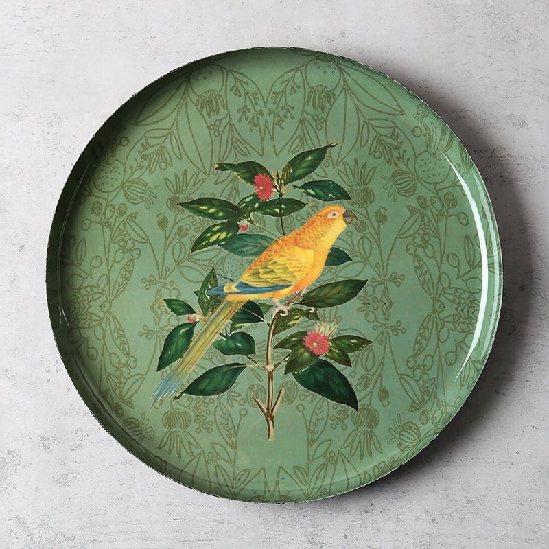 India Circus Victorian Tropics Iron Wall Plate - Set Of Five media 4