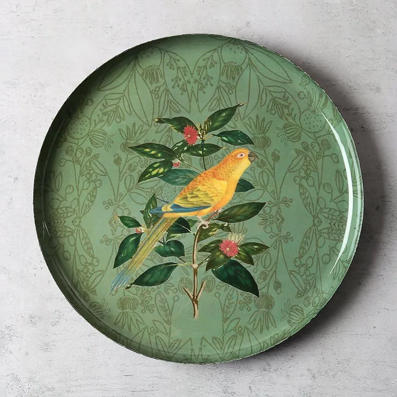 India Circus Victorian Tropics Iron Wall Plate - Set Of Five media 4