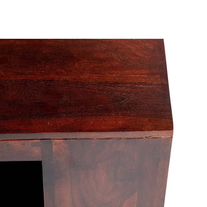 Brixon Sheesham Wooden Center Table - Brown media 6