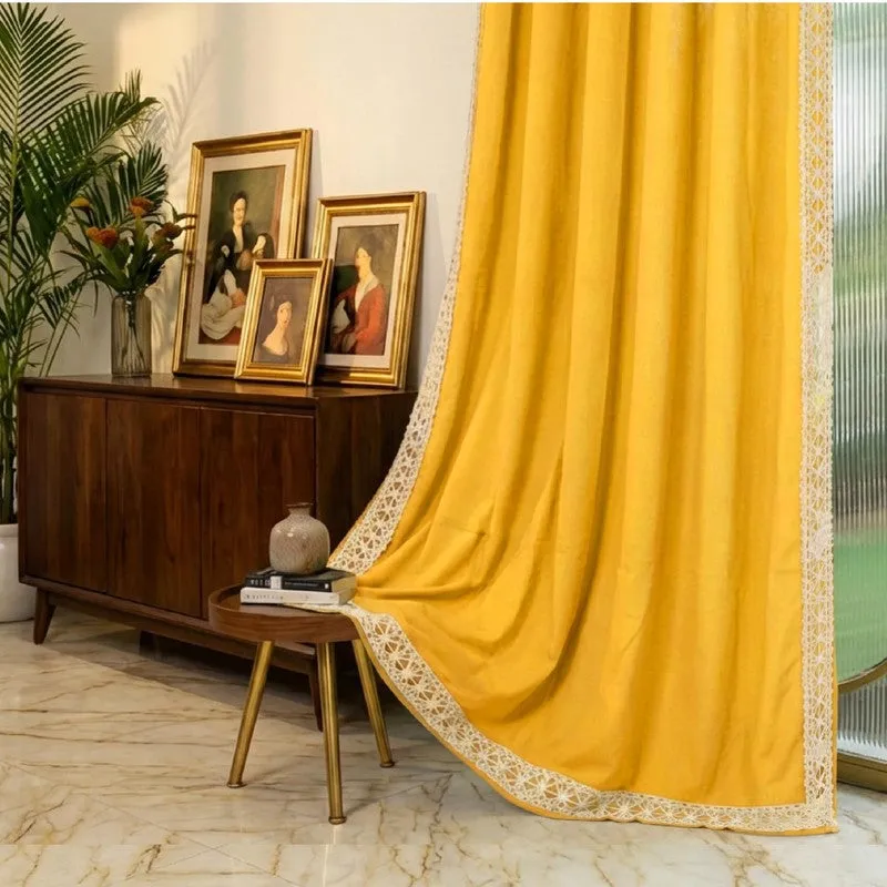 Urban Space Softane Curtain - Yellow media 1