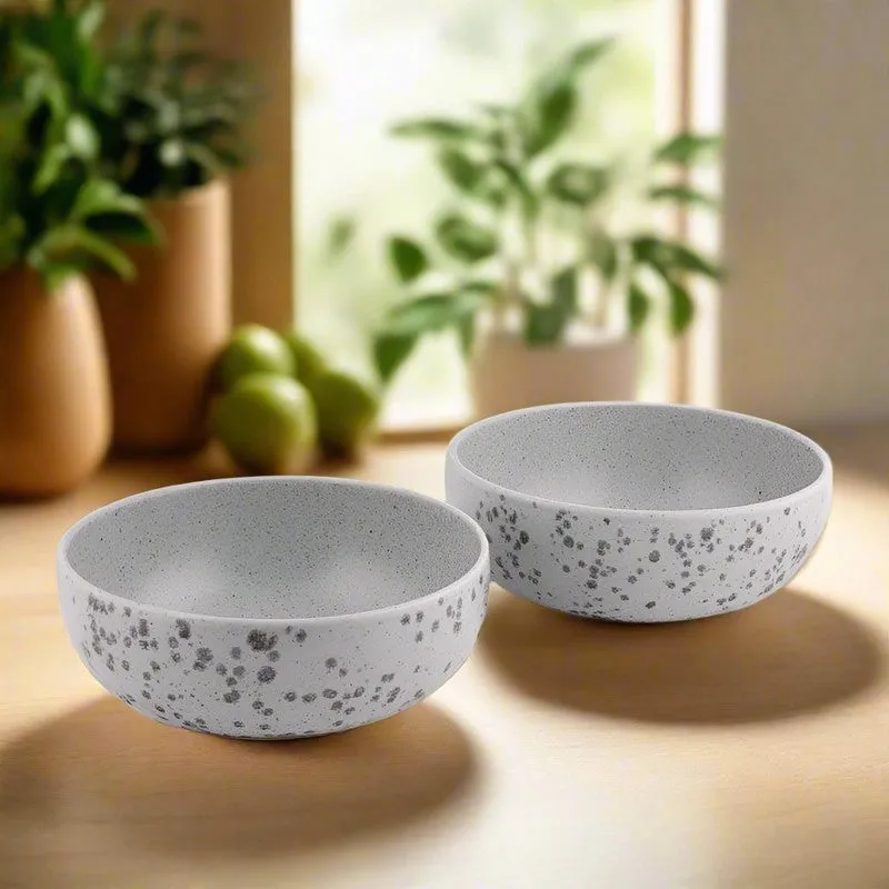 Raw Grey Serving Bowl - Set Of Two media 1