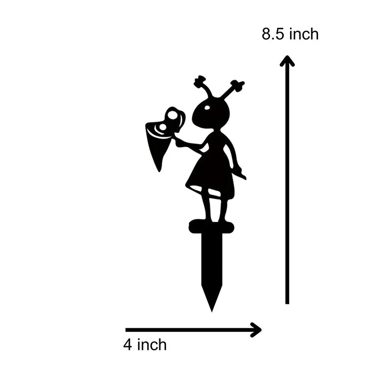 Mrs Ant Garden Stake - Set Of Four media 5