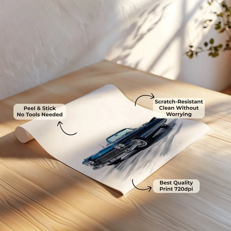 Midnight Cruiser Wall Poster - Blue media 7