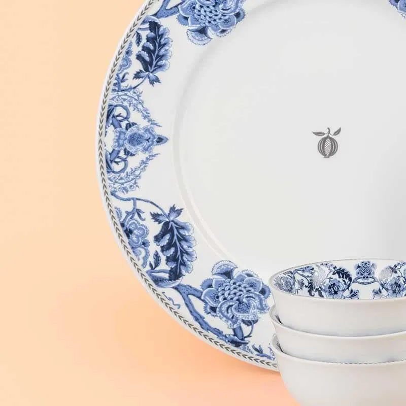 Blue Edelweiss Dinner Set - 18 Piece Set media 4