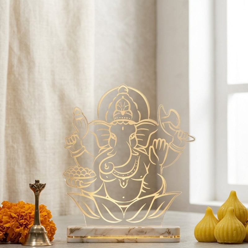 Ganaraya Acrylic Table Lamp - Transparent media 3
