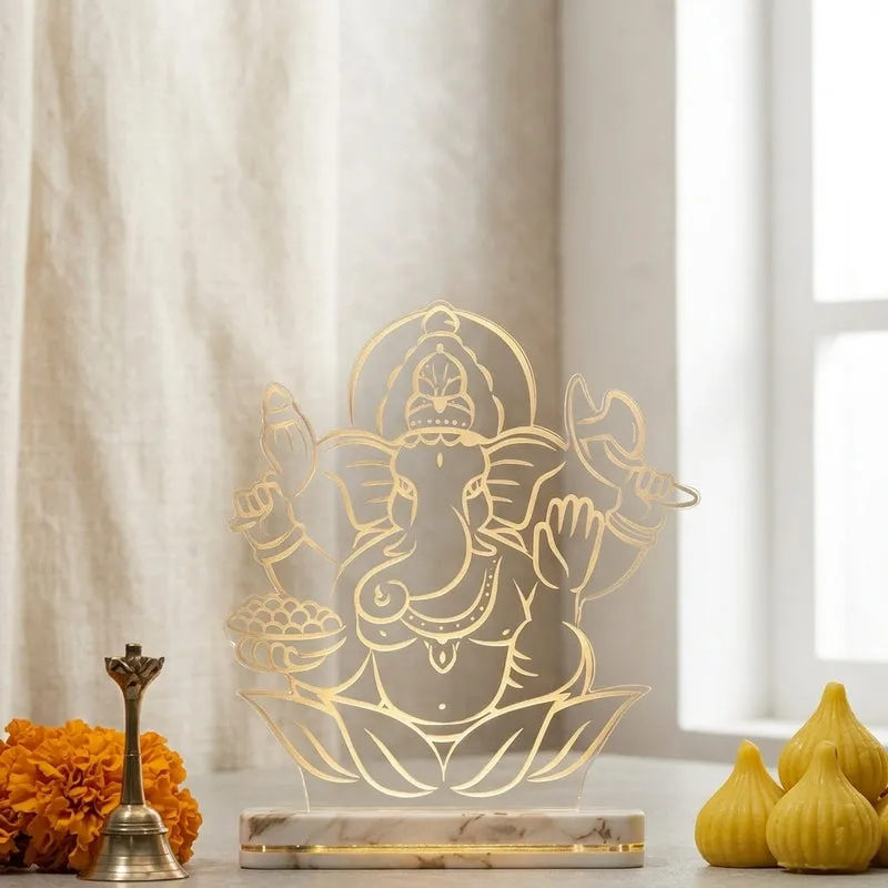 Ganaraya Acrylic Table Lamp - Transparent media 3