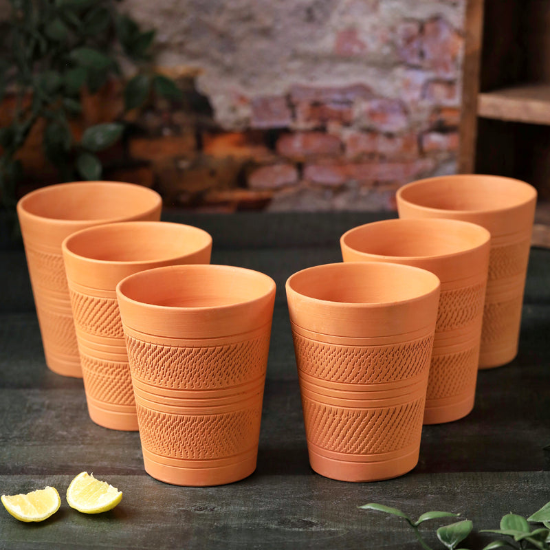 Matki Terracotta Glass (350 mL) - Set Of Six media 5