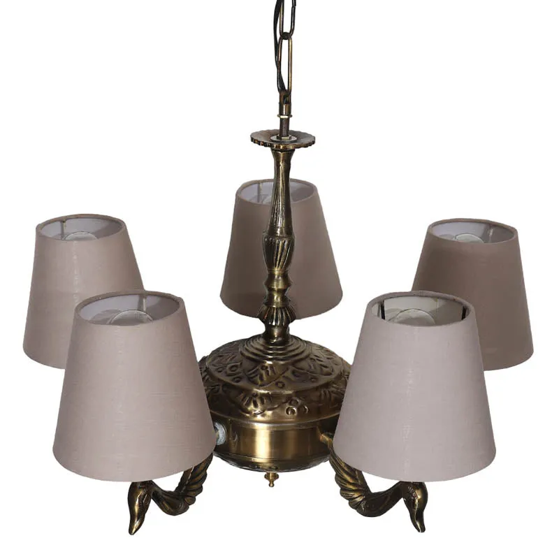Merry Conical Golden Antique Ceiling Lamp media 4