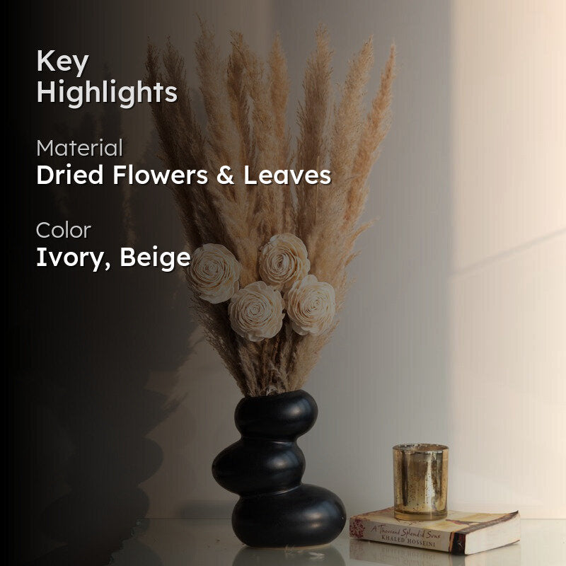 Sittora Pampas Bunch (Beige) - Set Of Fourteen media 2