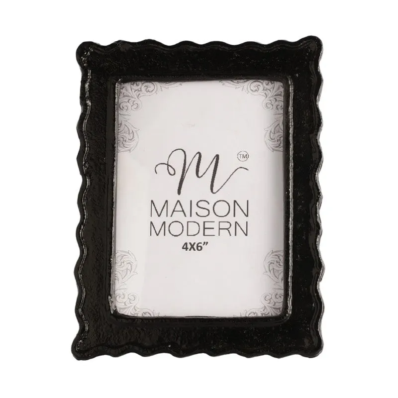 LuxeView Aluminium & Glass Photo Frame - Black media 3