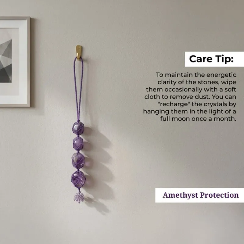 Zen Drive Spiritual Crystal Wall Accent - Purple media 6