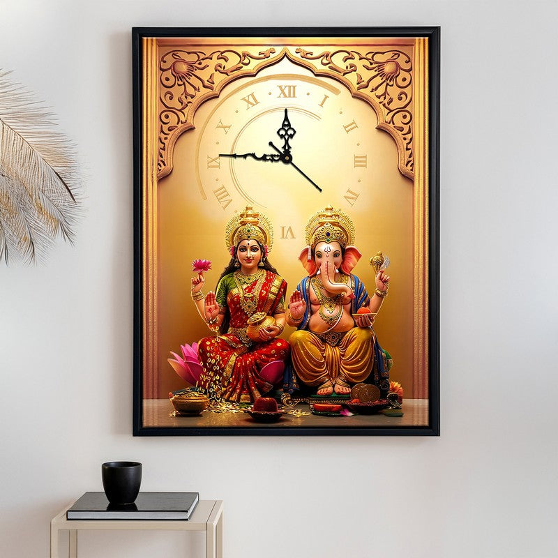 Omkar Wall Art With Clock media 3