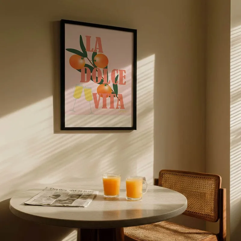 La Dolce Vita Archival Canvas Wall Art - Black media 5