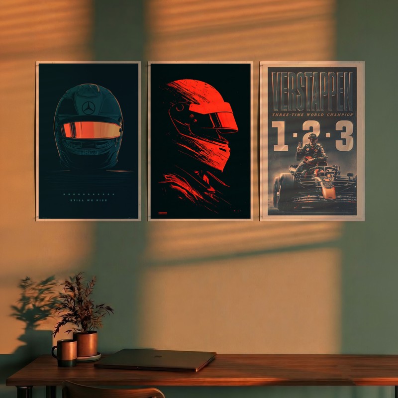 Track Icons Polymer Wall Poster