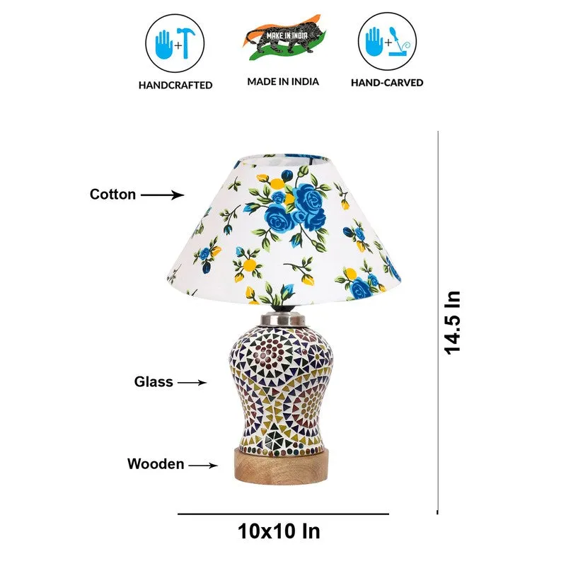 Aurenique Fleur Wooden Table Lamp - Multicolor media 9