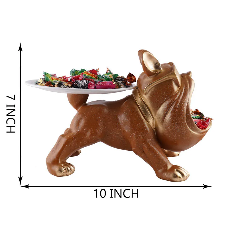 The Posh Pup Painted Polyresin Show Piece - Brown media 6