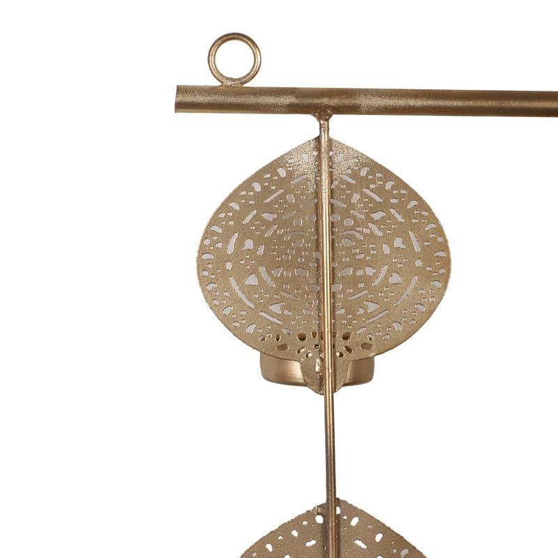 Ethnic Leaf Hanging Tealight Candle Holder image 7