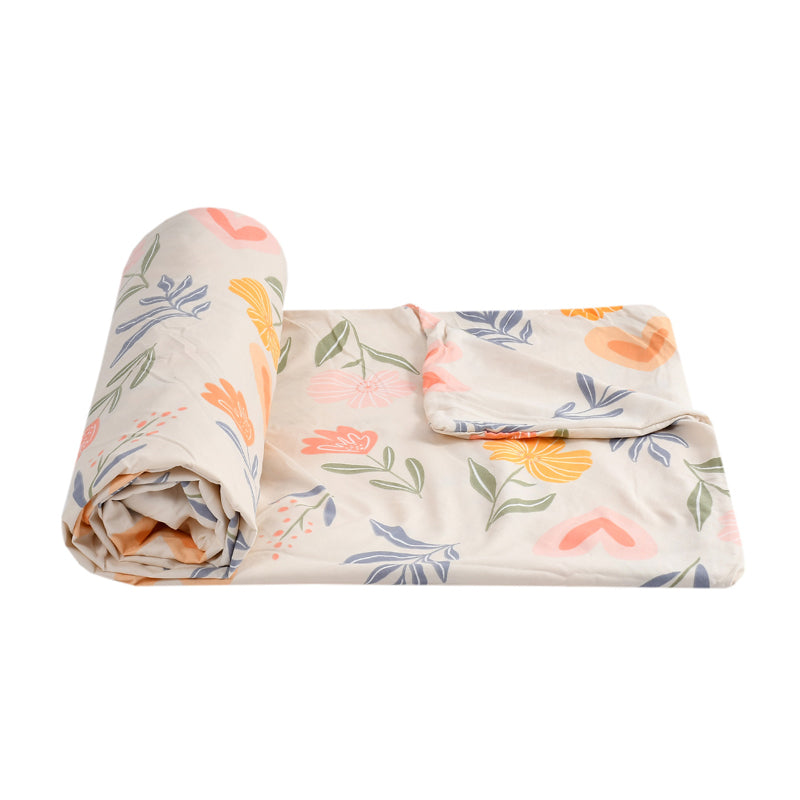 Funky Florals Cotton Duvet Cover - 210 TC media 5