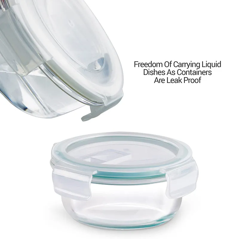 Milton Oasis Borosilicate Lunch Box With Bag - Eight Piece Set media 3