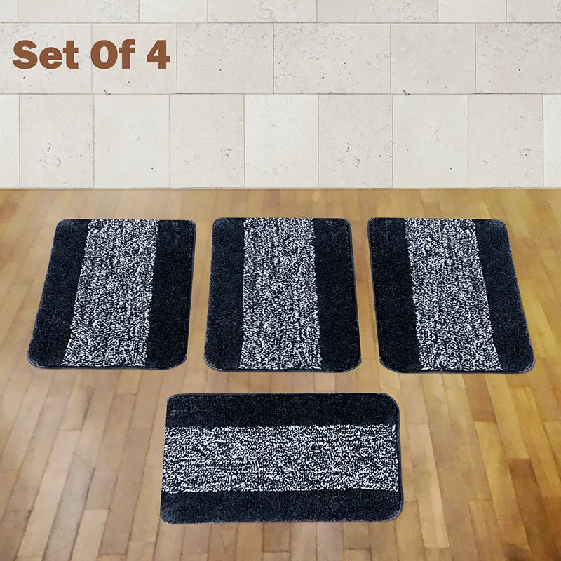 Marvis Anti Skid Bath Mat (Dark Grey) - Set Of Four media 1