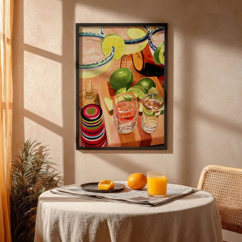 MocktailPrep Archival Canvas Wall Art - Black media 4