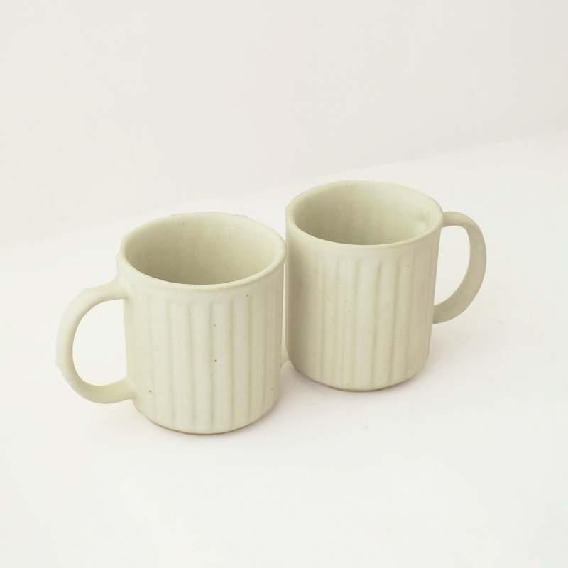 Horete Ceramic Coffee Mug (400 mL Each) - Set of Two media 4