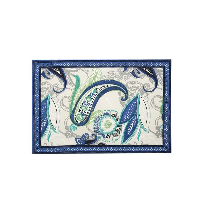Blue Paisley Table Mat - Set Of Six media 4