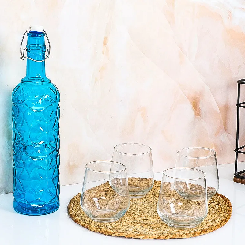 Ash 1000 mL Water Bottle With 350 mL Glasses - Five Piece Set media 3