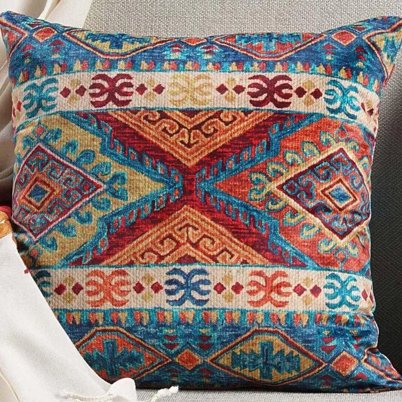 Swayam Royal Rangoli Polyester Cushion Cover - Set Of Two media 3