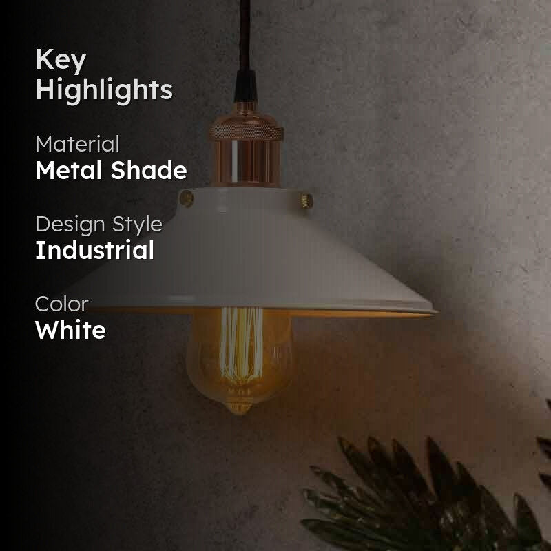 Indak Glow Metal Ceiling Lamp- White media 2