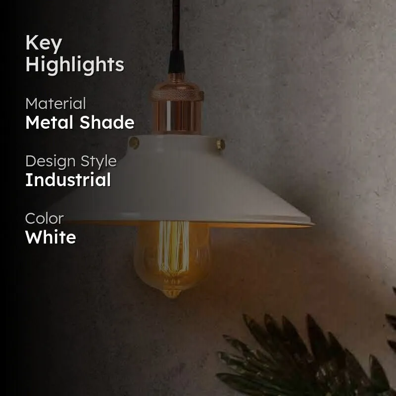 Indak Glow Metal Ceiling Lamp- White media 2