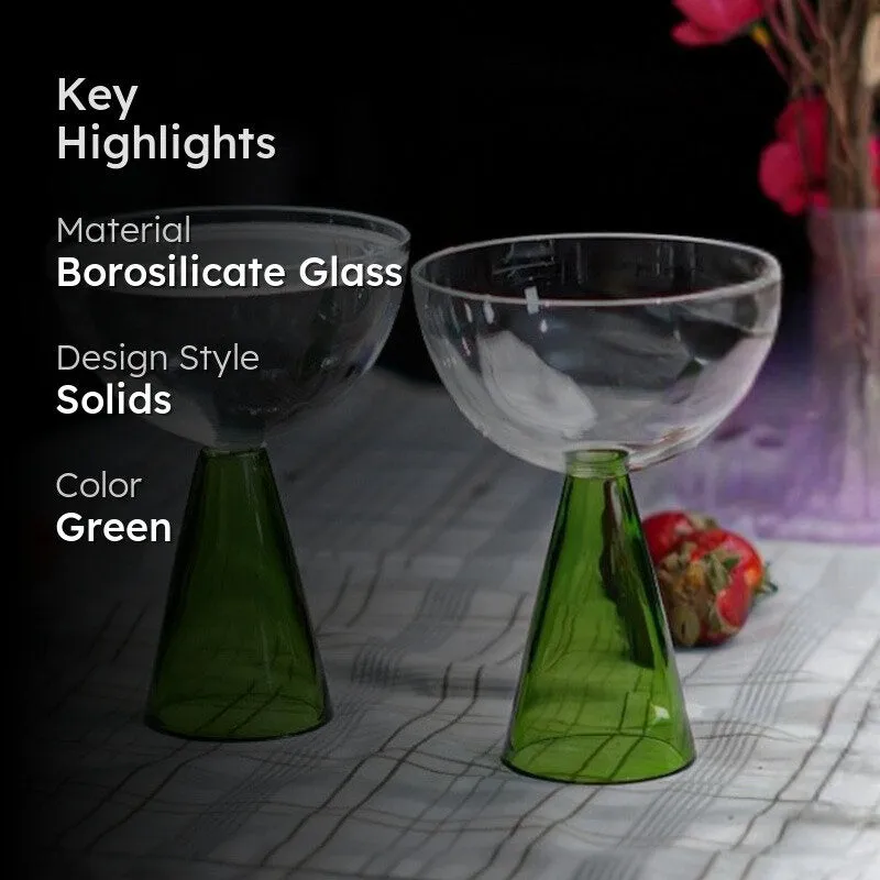 Meadow Green Wine Glass(160 mL) - Set Of Two media 2