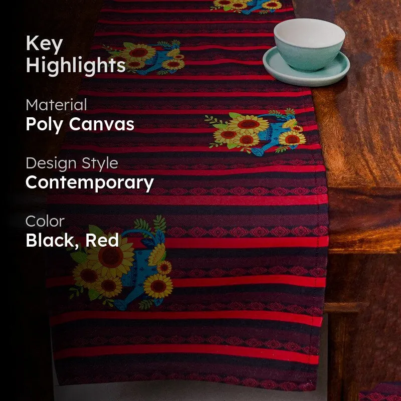 Sunflower Primo Poly Canvas Table Runner media 2