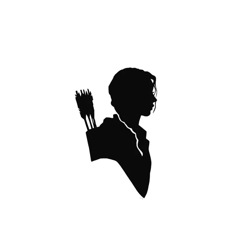 Katniss Hunger Games Black Iron Wall Accent media 3