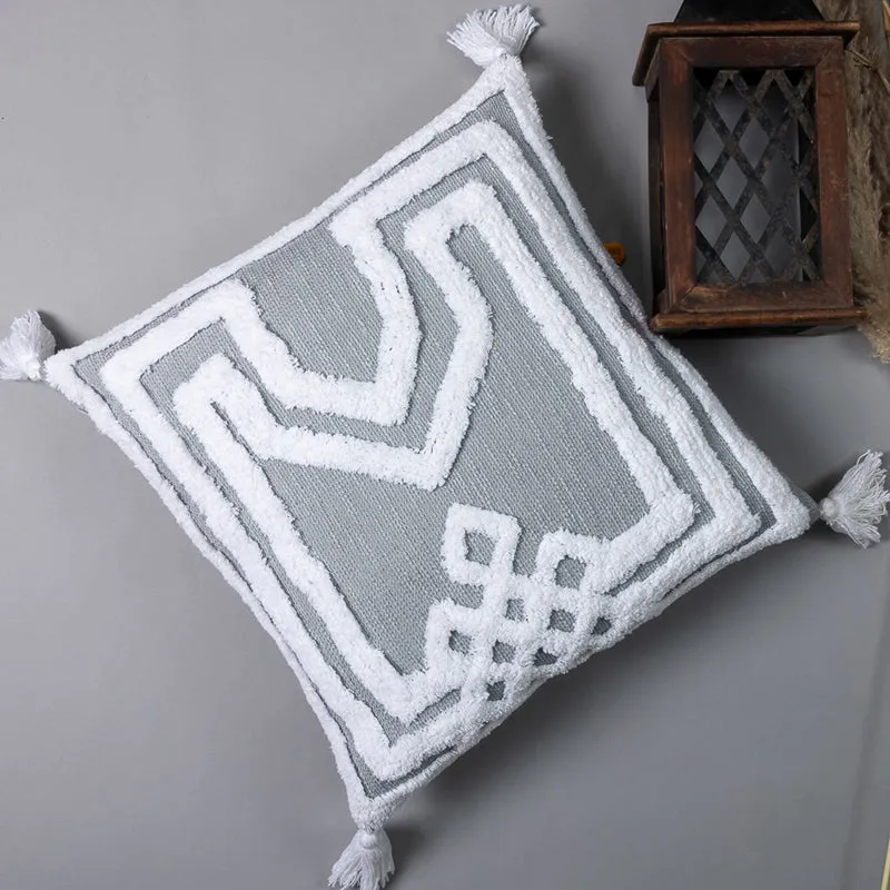 Twill Loop Tufted Cushion Cover media 5