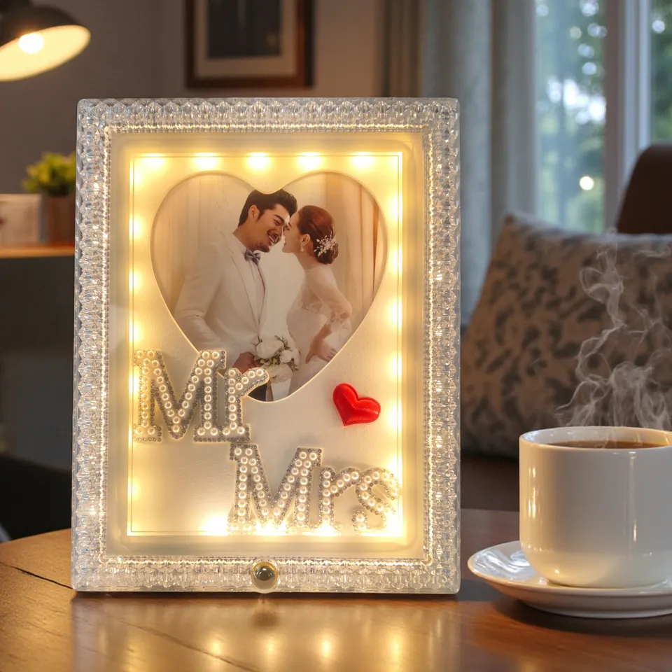 LinearLux Glowing Plastic Photo Frame media 1