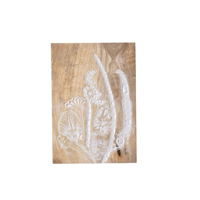 Grande Fleur Light Wooden Wall Plate media 3