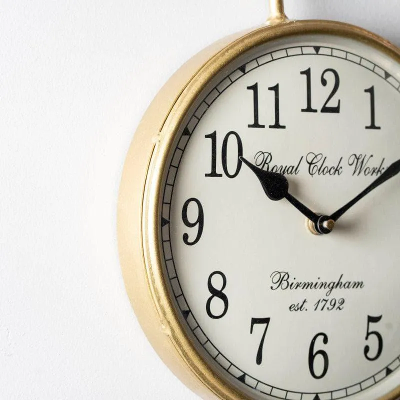 Ride to Town Wall Clock media 4