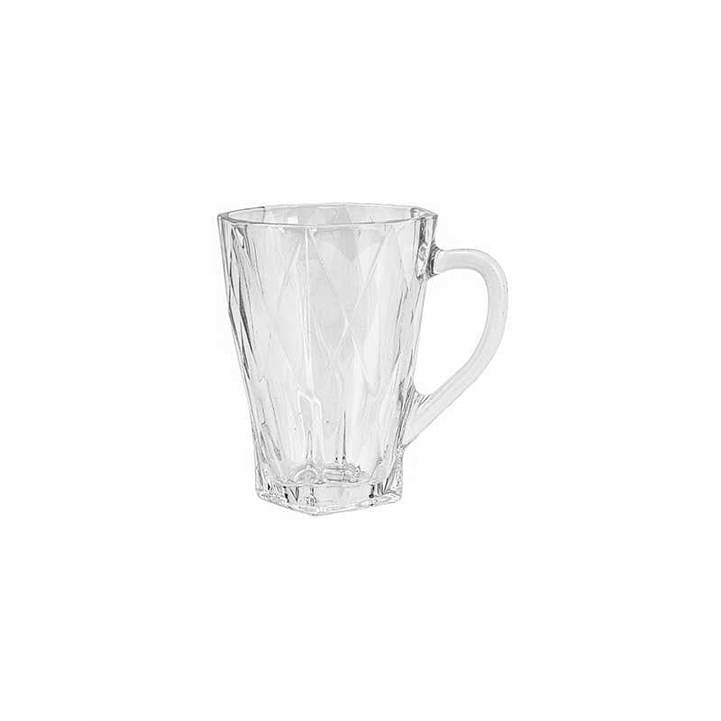 Rica Glass Tea Cup (180 mL Each) -  Set of Six media 4