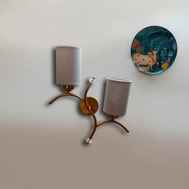 LumiBranch Dual Cotton Wall Lamp - Grey media 3