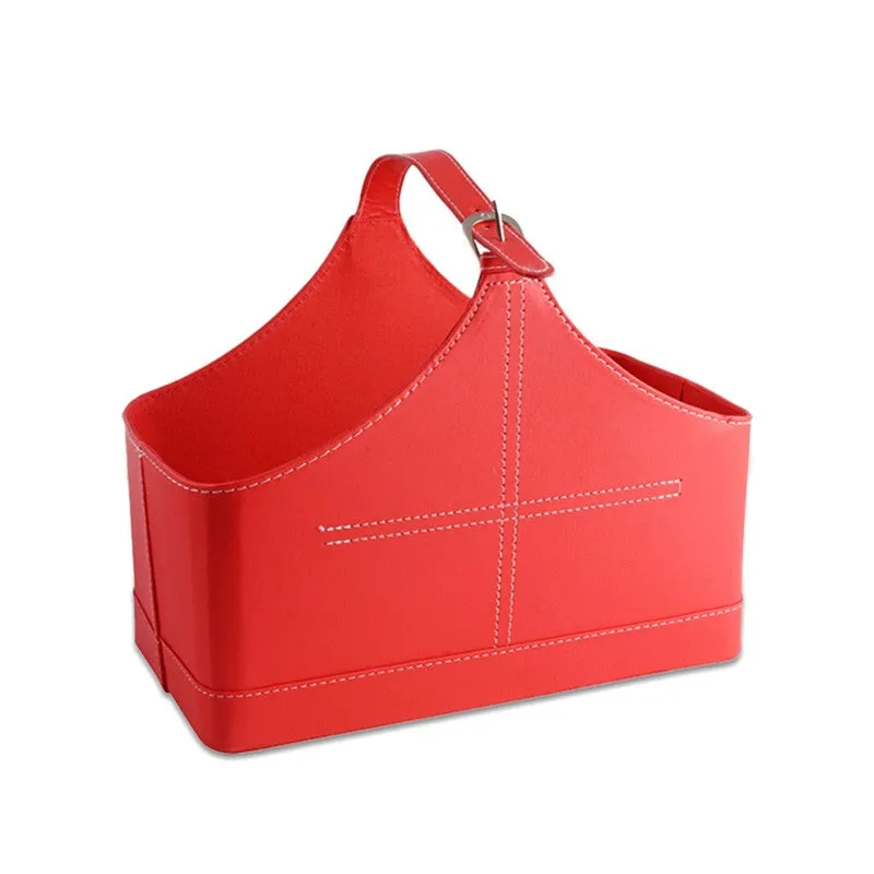AarviDecor CarryLux Faux Leather Magazine Holder media 3