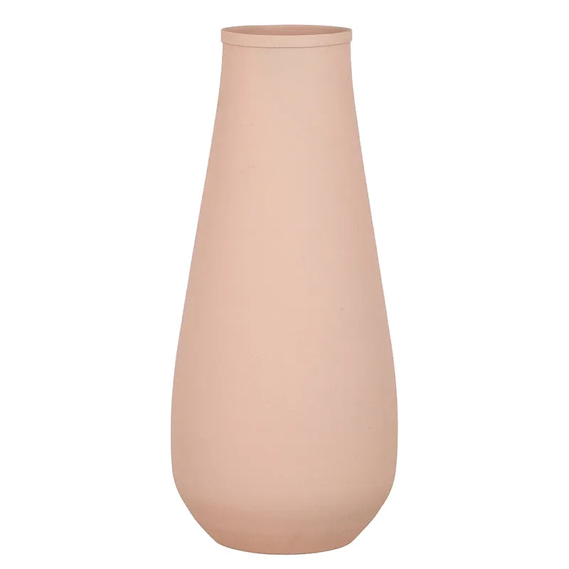 Areitha Metal Vase (Baby Pink) - Set Of Two media 4