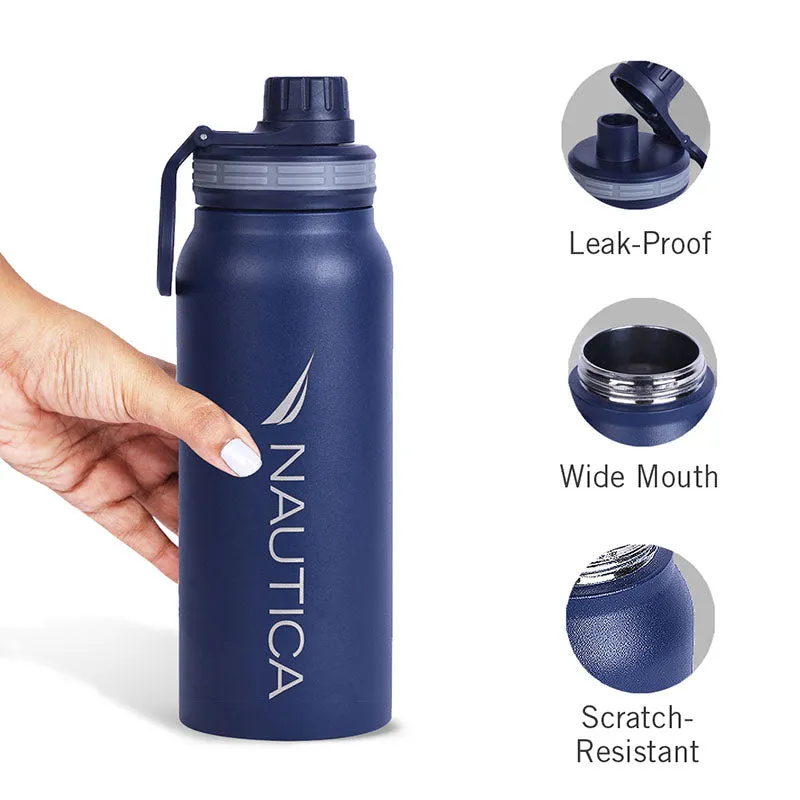 Nautica Hydra Meridian Insulated Stainless Steel Thermos (Dark Blue) - 750 mL media 3
