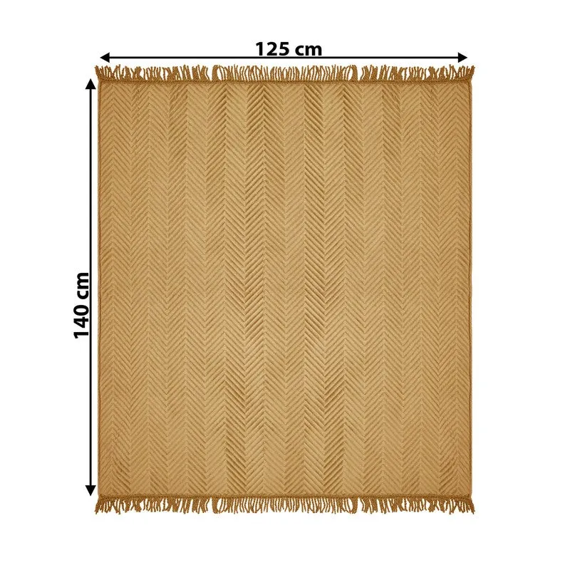 Contour Craft Throw - Beige media 5